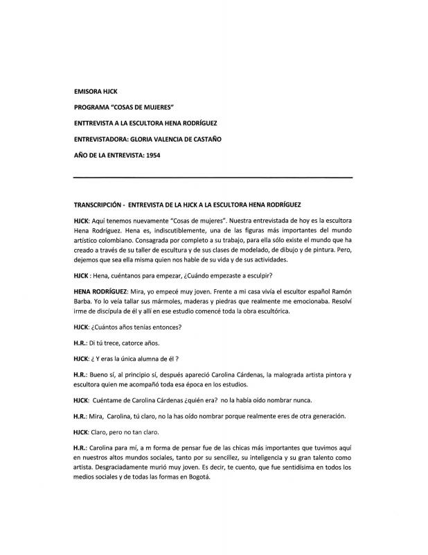 ICAA Documents Project en Español · ICAA/MFAH
